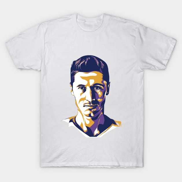 Robert Lewandowski T-Shirt by Rekayasabumi